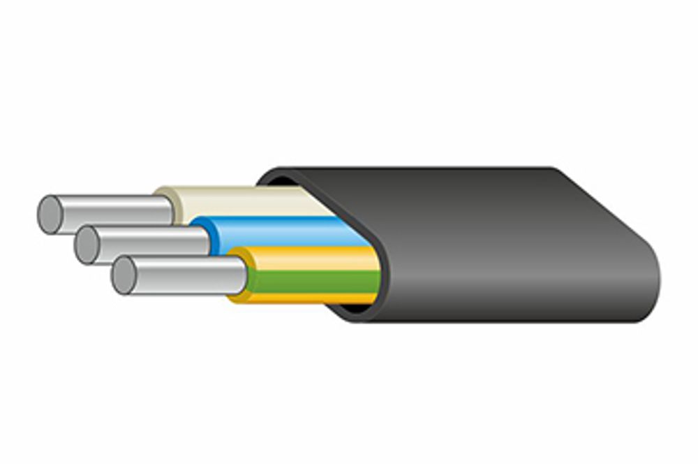 Кабель силовой АВВГ-Пнг(А)-LS 3х6ок(N,PE)-0,66 (ГОСТ 31996-2012) (бухта 100м) Металлист