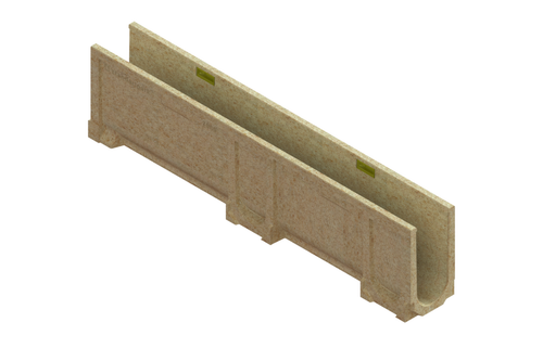 Лоток водоотводный полимербетонный CompoMax Basic DN100 h250