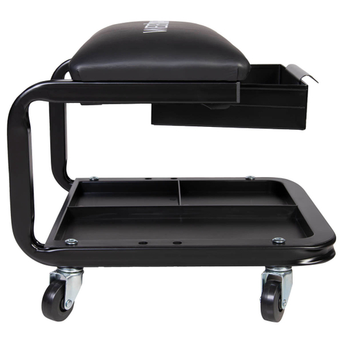 WDK-86030  Табурет ремонтный, инстр. полка у основания, ящик для инстр. под сиденьем