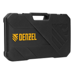 Набор инструментов, 1/2", 1/4", CrV, S2, пластиковый кейс, 84 предмета Denzel