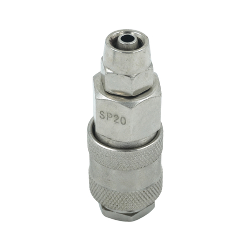 OPT-720SPA Соединение быстросъемное пневматическое с обжимным креплением под шланг 8 мм