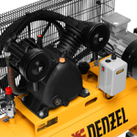 Компрессор воздушный рем. привод BCV 4000-T/100, 4,0 кВт, 100 литров, 690 л/мин Denzel