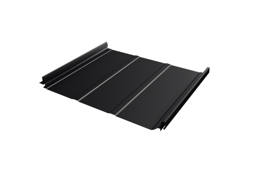 Кликфальц Pro Line Grand Line 0,5 Satin Matt TX с пленкой на замках RAL 9005 черный