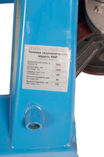 Тележка гидравлическая широковильная 2500 кг 1220х685 мм полиуретановые колеса TOR RHP(BF) PRO