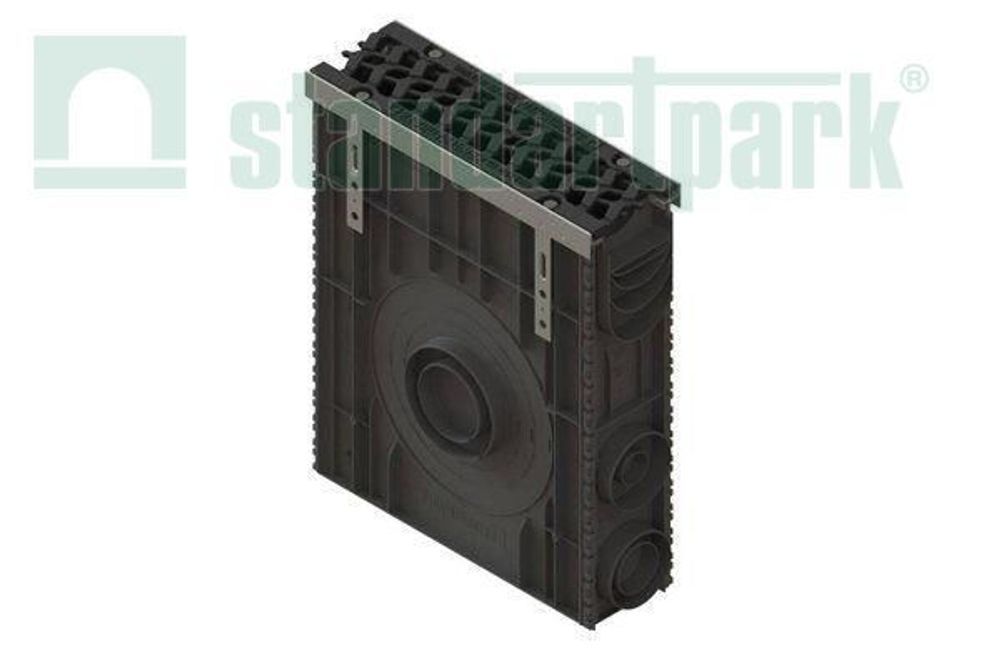 Пескоуловитель пластиковый PolyMax Drive DN100 с решеткой «шина» ВЧ кл.Е600 (к-т)