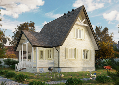 Труба водосточная 1 м Standard, тёмно-коричневый