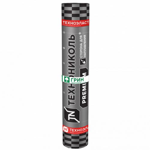 Техноэласт ТехноНиколь Грин ЭПП полиэстер 1х10 м, рул