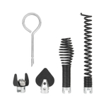 CROCODILE Комплект насадок для прочистных спиралей 16мм. 50300-16-Н5