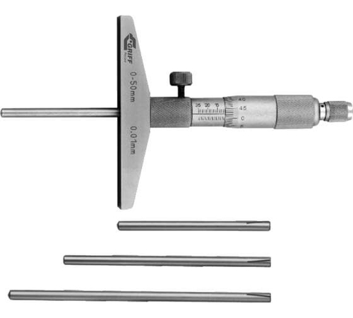 Микрометрический глубиномер GRIFF ГМ 75 ГОСТ 7470-92 пр-во Guilin Measuring D102007