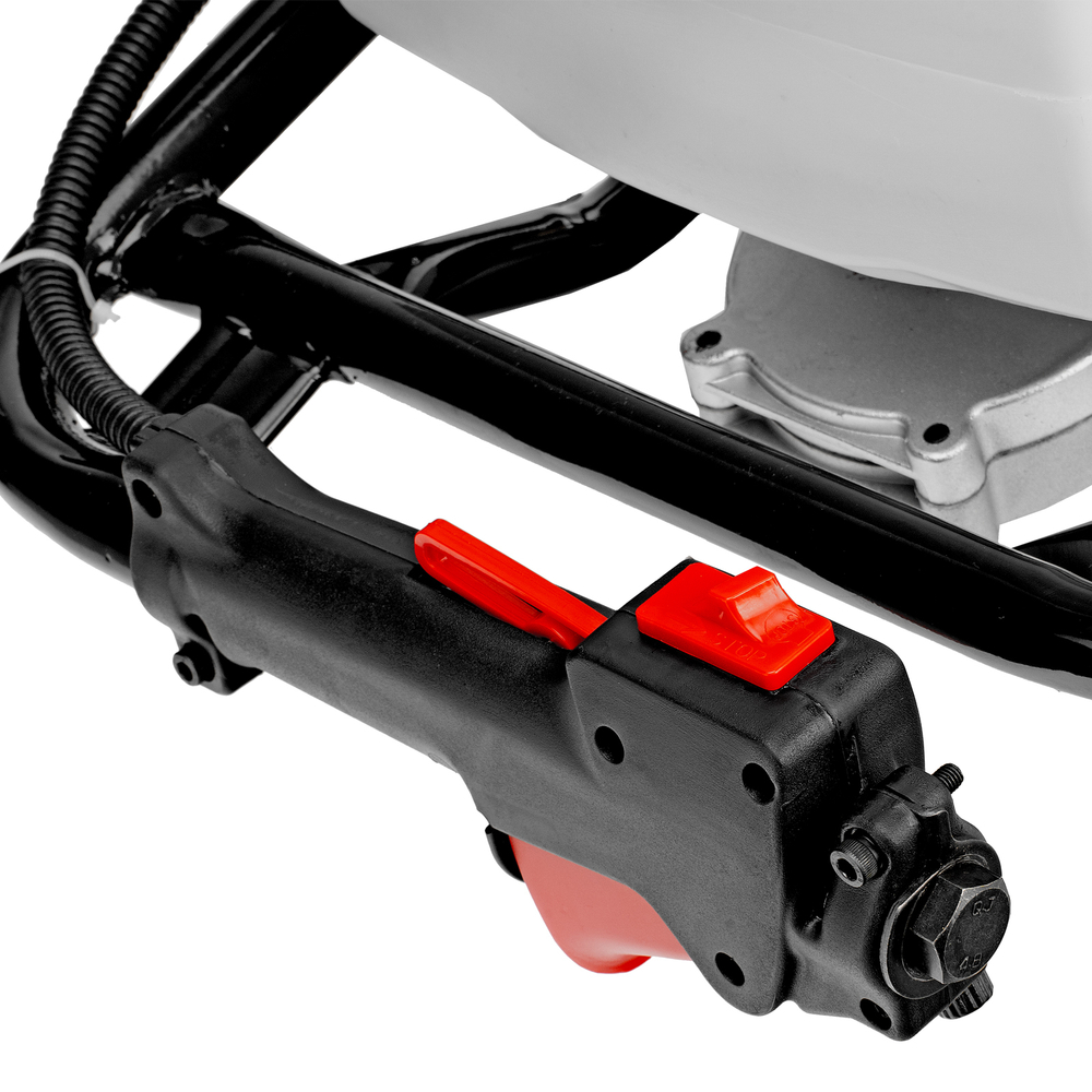 Мотобур DX-52, объем двигателя 52 см3, соединение 20 мм, без шнека Denzel