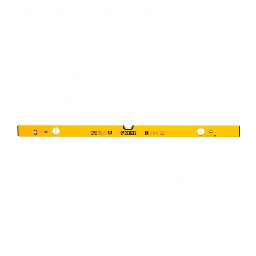 Уровень алюминиевый, 1000 мм, фрезерованный, 3 глазка Denzel