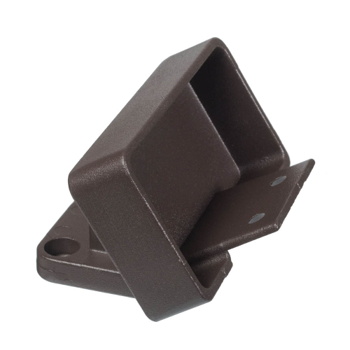 Крепление поручня поворотное 54*78*100мм из алюминия