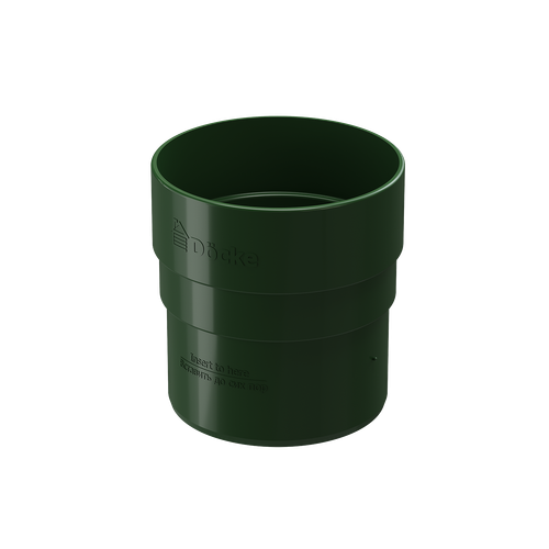Муфта соединительная для водостока Standard, зелёный