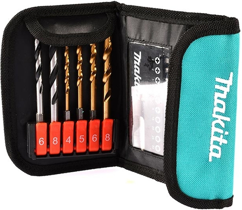 Набор насадок и сверл в тканевом чехле 17 шт Makita D-31762