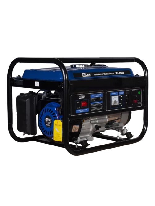 Электрогенератор бензиновый RUCELF PE-4000 (ручн.старт, 3,3 КВт)