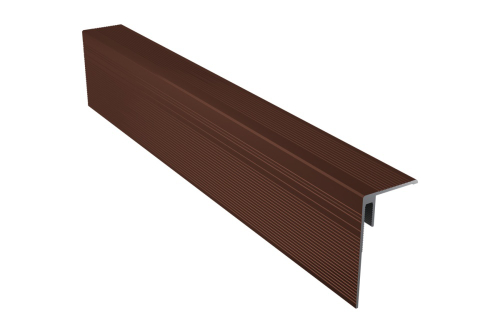 F-профиль 36х65х3000мм NauicPrime универсальный коричневый, за м.пог