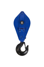 Блок монтажный однорольный с крюком TOR 2 т с откидной щекой (S)*