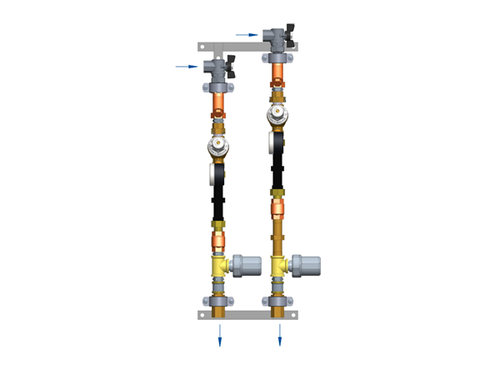 Ридан ШКСВ-1Р 150U3611 — Квартирная станция для систем водоснабжения, В1, с левым подключением, тип 3
