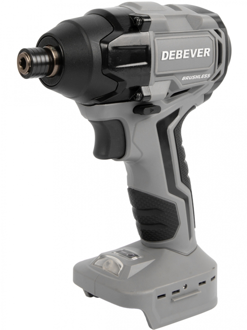 DBE-7462C Винтоверт аккумуляторный DeBever бесщеточный, ударный, шестигранник 1/4", 3 скорости, 200Nm, 20B