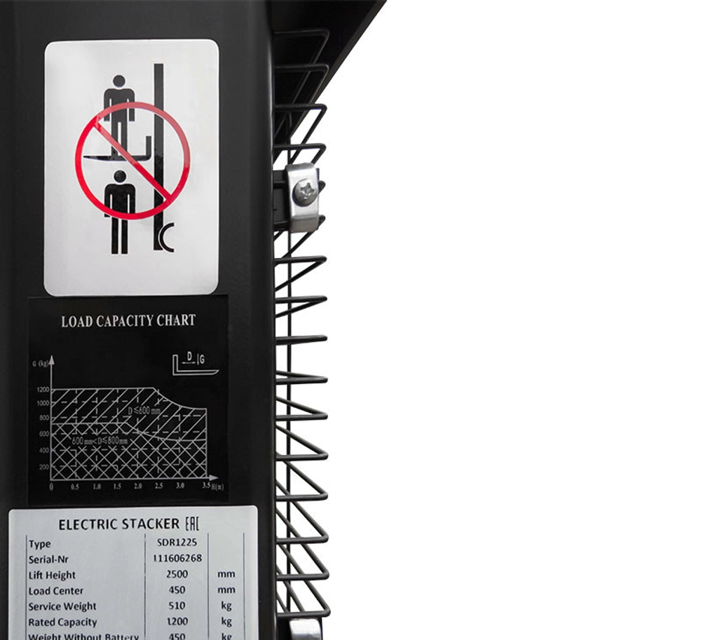 Самоходный штабелер PROLIFT SDR 1035 li-ion