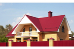 Металлочерепица классик 0,5 Satin RAL 3005 красное вино