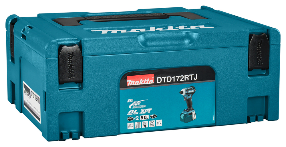 Ударный шуруповерт LXT 1/4" Makita DTD172RTJ
