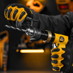 Пневматическая дрель PD500, 500 об/мин, 114 л/мин, 13 мм Denzel