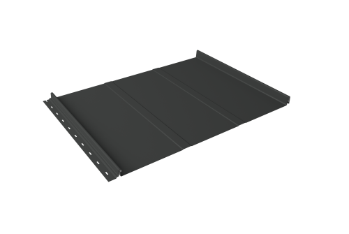 Кликфальц Line Grand Line 0,5 Satin Matt с пленкой на замках RAL 7016 антрацитово-серый