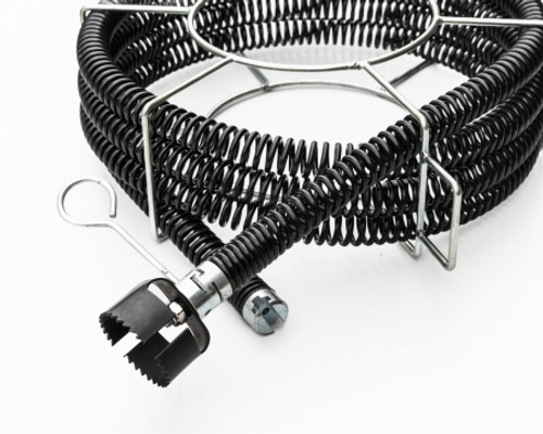 50315-30-5 CROCODILE Спираль для прочистки засоров 30ммх5,0 м.С замками тип"Т".Для механич.прочистки