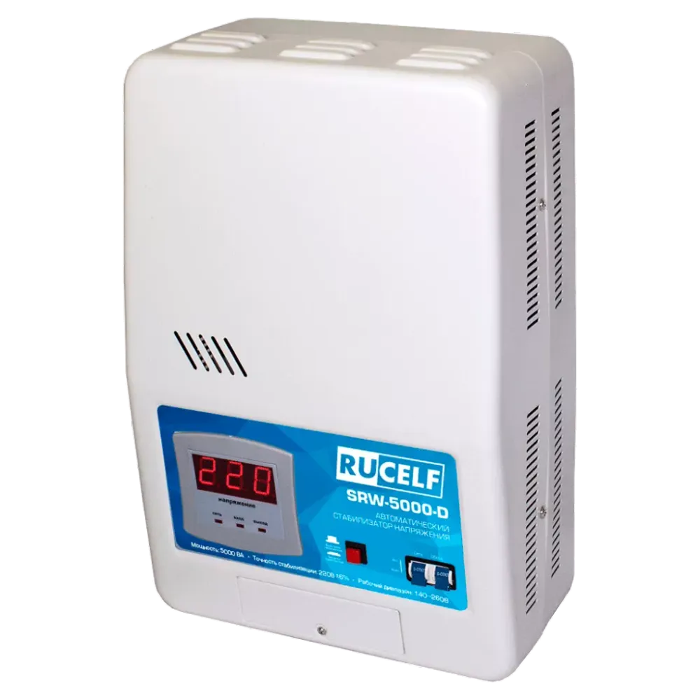 Стабилизатор напряжения релейный RUCELF SRW-5000-D