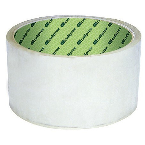 Клейкая лента "Эксперт", 45 мкм, 25 мм х 60 м, цвет прозрачный Сибртех