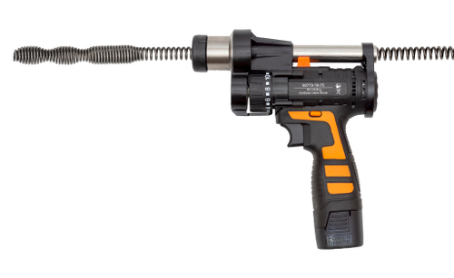 CROCODILE Набор для прочистки канализации до 110мм до 7,6 метров с аккумулятором. 50773-16-75А