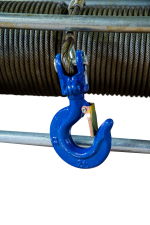 Лебедка электрическая 1000кг 100м с канатом 380В алюминиевый корпус TOR KCD(А)