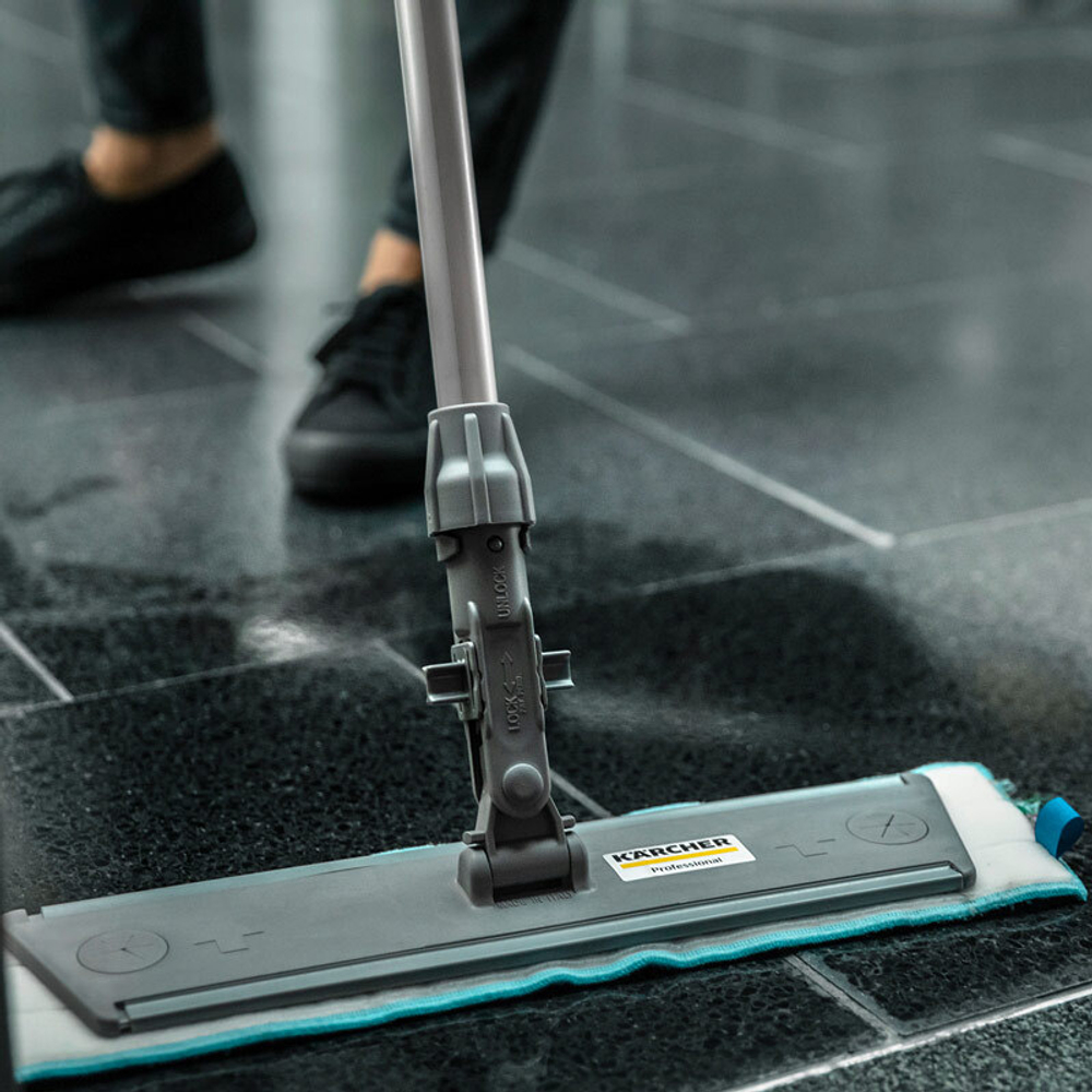 Моп из микроволокна с липучкой, 40 см