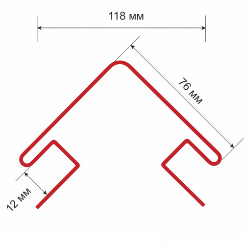 Угол наружный ТехноНиколь Оптима 75 Мелисса 3 м, шт