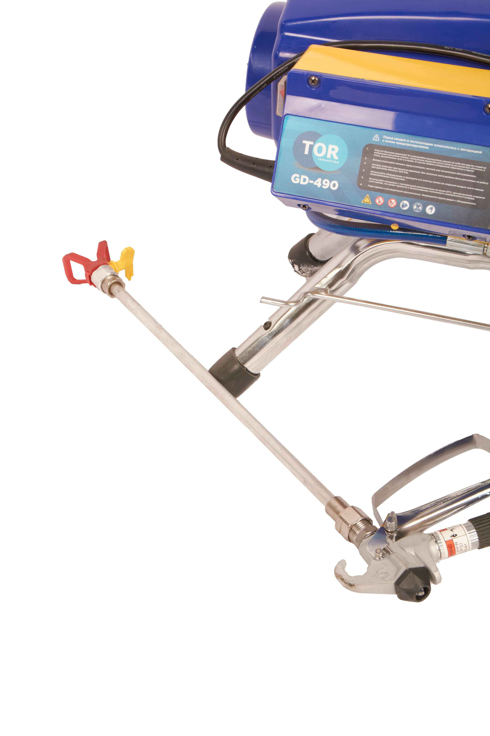 Окрасочный аппарат поршневой 20 бар, 2,2 кВт, 220 В TOR GD-490