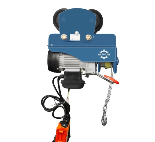 Мини электрическая таль передвижная (220 В, 500/1000 кг, 12/6 м) GEARSEN PA 50012