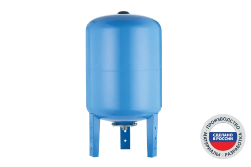 Гидроаккумулятор ГВ 80 80л вертикальный (БЭЗ) (нижнее подключение)