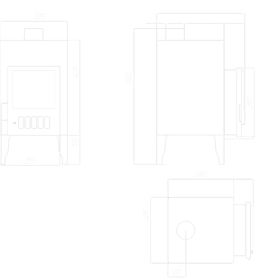 Отопительная печь "Умка" мини