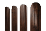Штакетник П-образный А фигурный 0,45 Print Elite Cherry Wood TwinColor