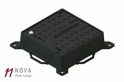 Люк чугунный квадратный класса С250 360х360