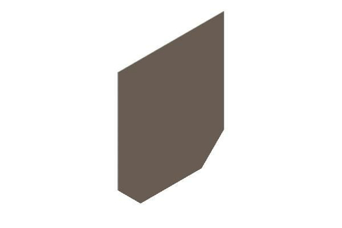 Заглушка торцевая стальная с водоотводом для лотка водоотводного бетонного 4509-D ЗВЛВ-20.26.24