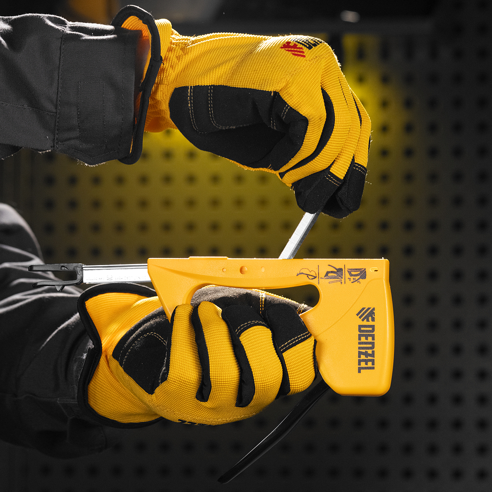 Степлер пластиковый, скобы в комплекте, тип 53, 6-10 мм Denzel