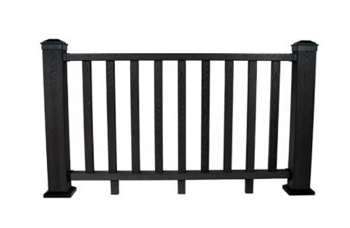 Ограждение из ДПК 3D WOOD TalverWood 125х960х1575мм (с одним столбом на 100мм)