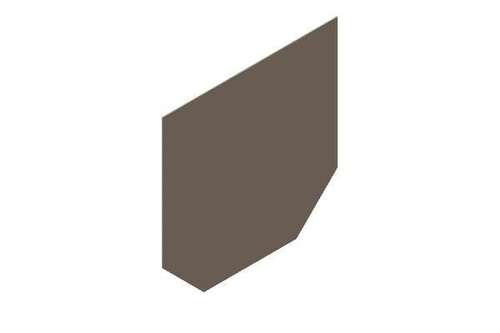 Заглушка торцевая стальная с водоотводом для лотка водоотводного бетонного 4749-D