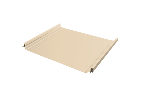 Кликфальц Pro Grand Line 0,5 Satin с пленкой на замках RAL 1015 светлая слоновая кость