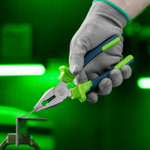 Плоскогубцы комбинированные, 200 мм, двухкомпонентные рукоятки Сибртех