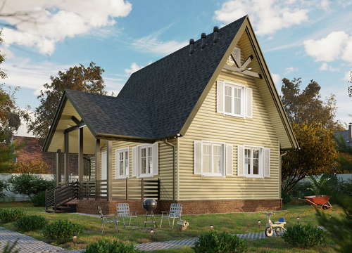 Ламинированная черепица Серия Dragon Standard, тёмно-серый