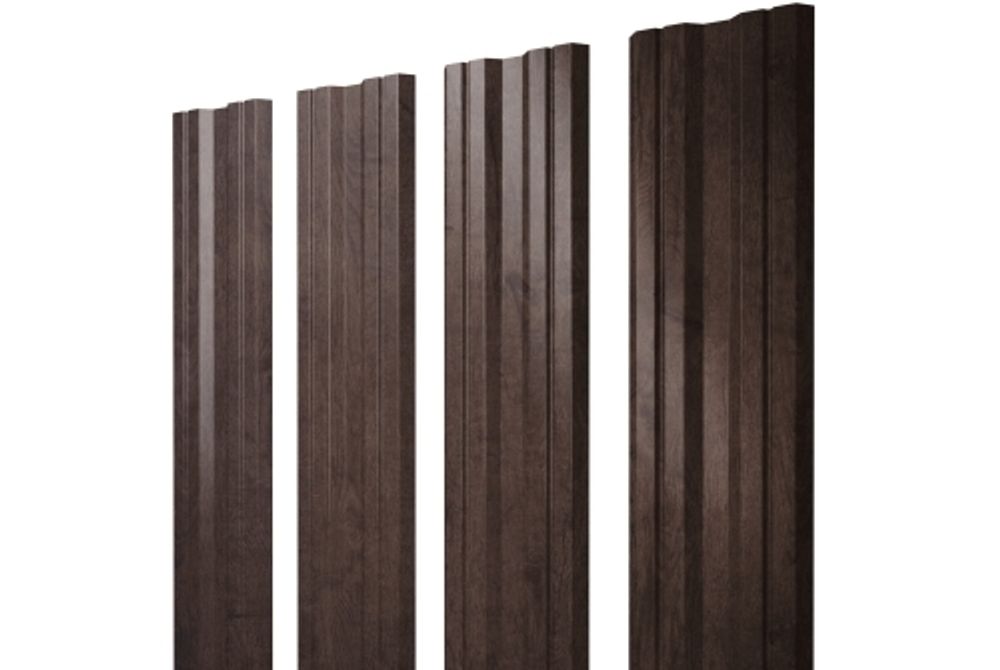 Штакетник Twin с прямым резом 0,45 Print Elite Antique Wood Twin с прямым резомColor