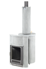 Печь для бани "Малютка" в каменной облицовке